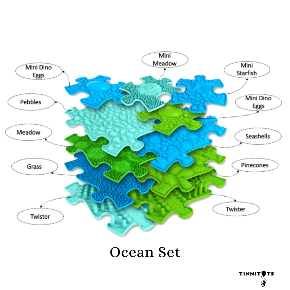 Ocean Sensory Playmat Set ~ 11 Pieces