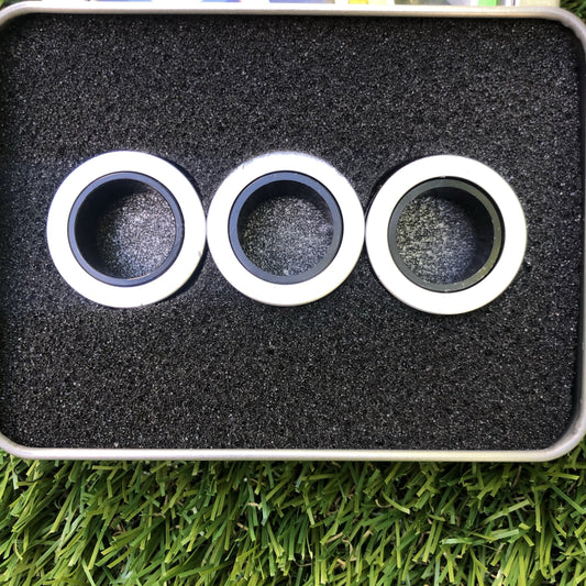 Premium Magnetic Fidget Ring in Window Tin