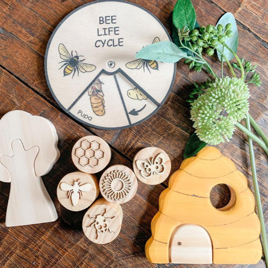 In the Garden Wooden Playdough Stamps ~ Singles