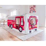 Fire Truck and Station Table Tent
