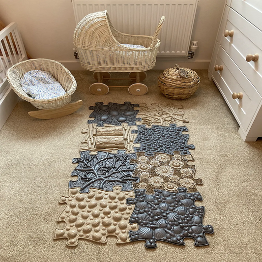 Natural Sensory Playmat Set ~ 8 pieces