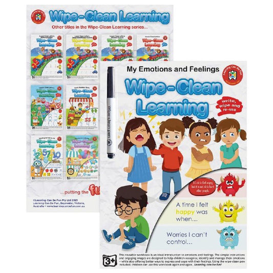 Wipe-Clean Learning Emotions