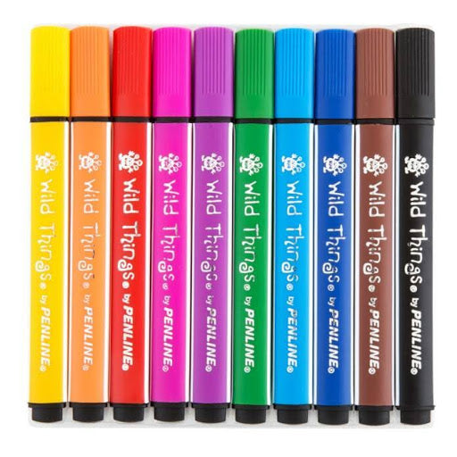 Wild Things Jumbo Triangular Markers